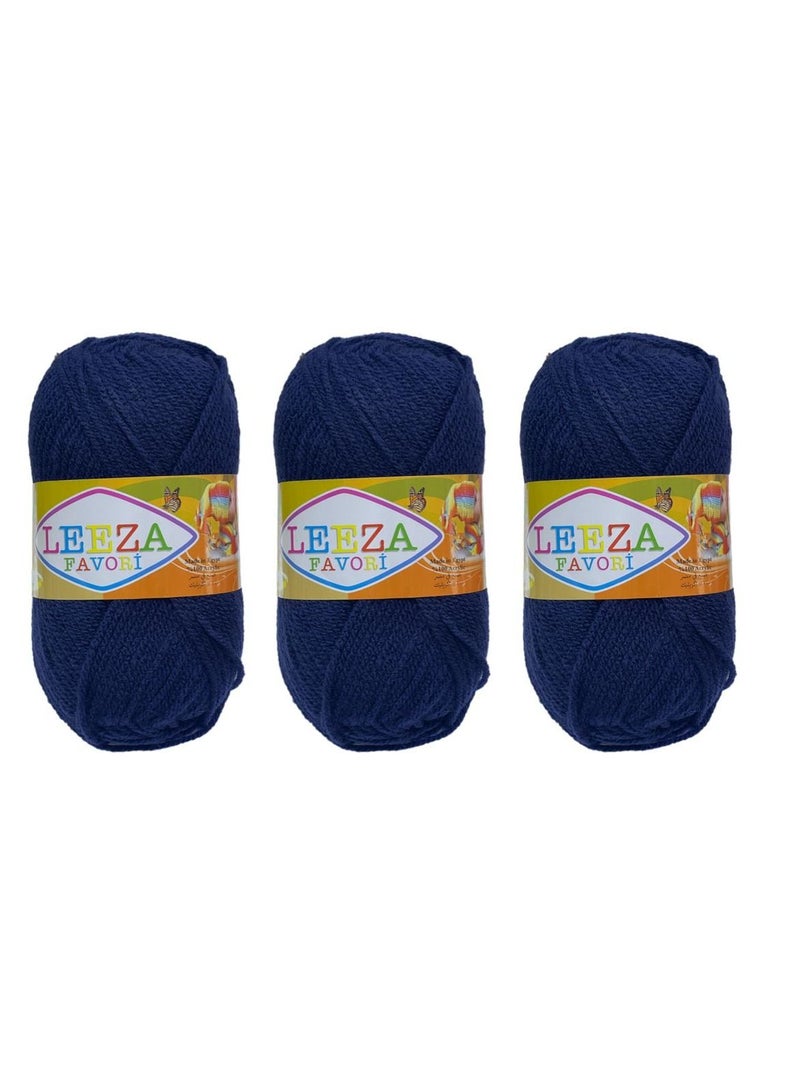 3 Pcs Soft Acrylic Yarn for Knitting Crochet