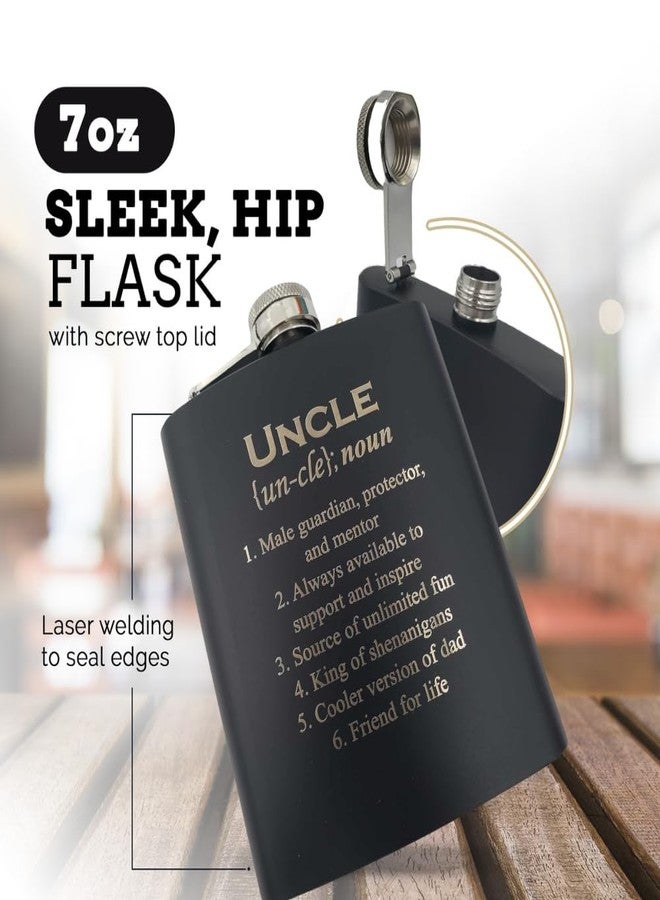 Pretty Inappropriate Favorite Uncle Gifts from Niece Funny, Birthday Gifts for Uncle from Nephew, Funny Fathers Day for Uncles, Uncle Gifts from Nephew, Godfather Gift, Pregnancy Announcement Uncle, Hip Flask - Image 5