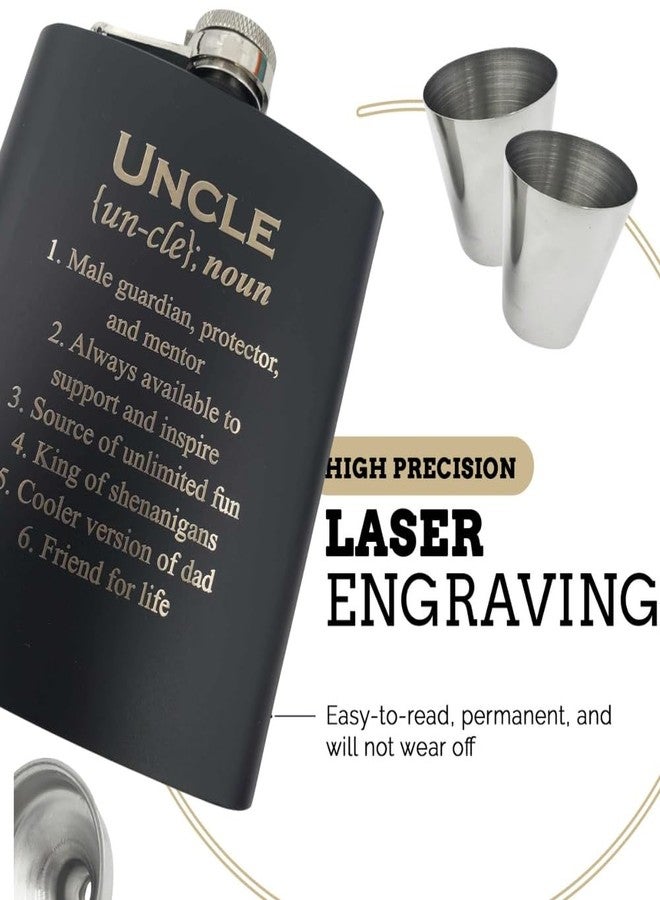 Pretty Inappropriate Favorite Uncle Gifts from Niece Funny, Birthday Gifts for Uncle from Nephew, Funny Fathers Day for Uncles, Uncle Gifts from Nephew, Godfather Gift, Pregnancy Announcement Uncle, Hip Flask - Image 4