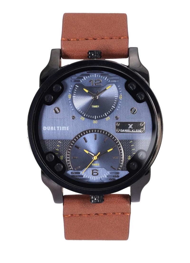 DANIEL KLEIN Analog Blue Dial Men's Watch-DK11125-5 - Image 1