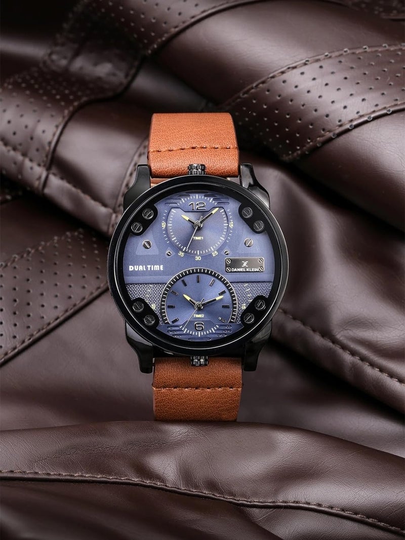 DANIEL KLEIN Analog Blue Dial Men's Watch-DK11125-5 - Image 2