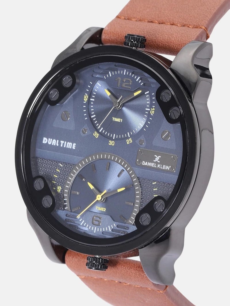 DANIEL KLEIN Analog Blue Dial Men's Watch-DK11125-5 - Image 3