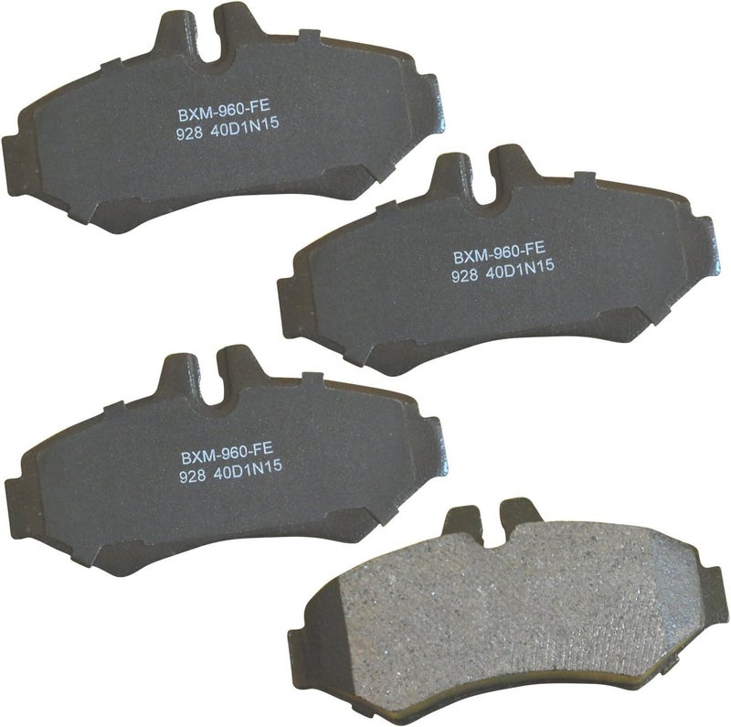 Bendix Premium SBM928 Semi-Metallic Rear Brake Pads for Select Models Dodge Sprinter 2500, 3500, Freightliner Mercedes-Benz G55 AMG, G500, G550 - Image 1