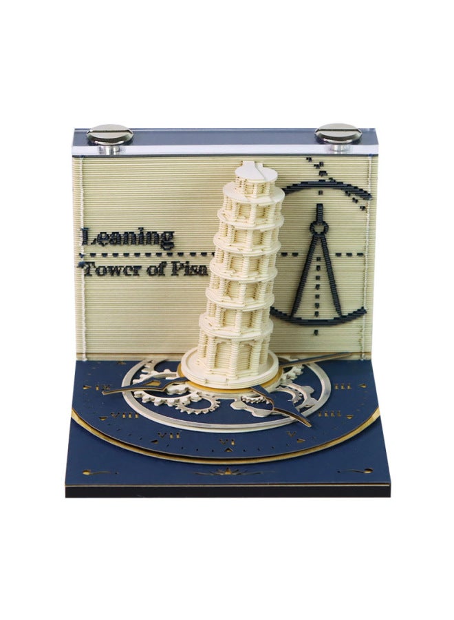 Henan Luoyang Cultural And Creative Gifts Custom-made Tourist Attraction Commemorative Gifts Desktop Paper Carving Ornaments 3d Stereo Note Pad