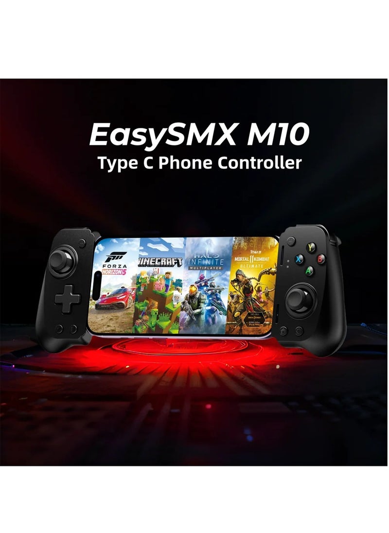 EasySMX EasySMX M10 Mobile Phone Controller for Android Phone, Xbox Game Pass, iPhone Series, Hall Effect Trigger Joystick (Type-C Connector)  - Image 2