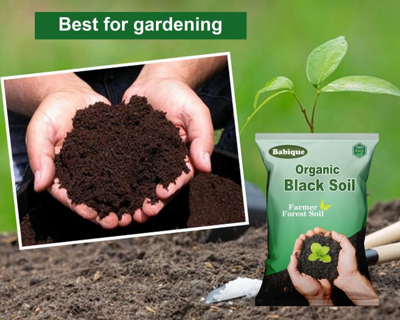 Babique Pure Black Soil Organics Fertilizers | Forest Soil,100% Natural for Plants & Home Gardening- 5 Kg - Image 3
