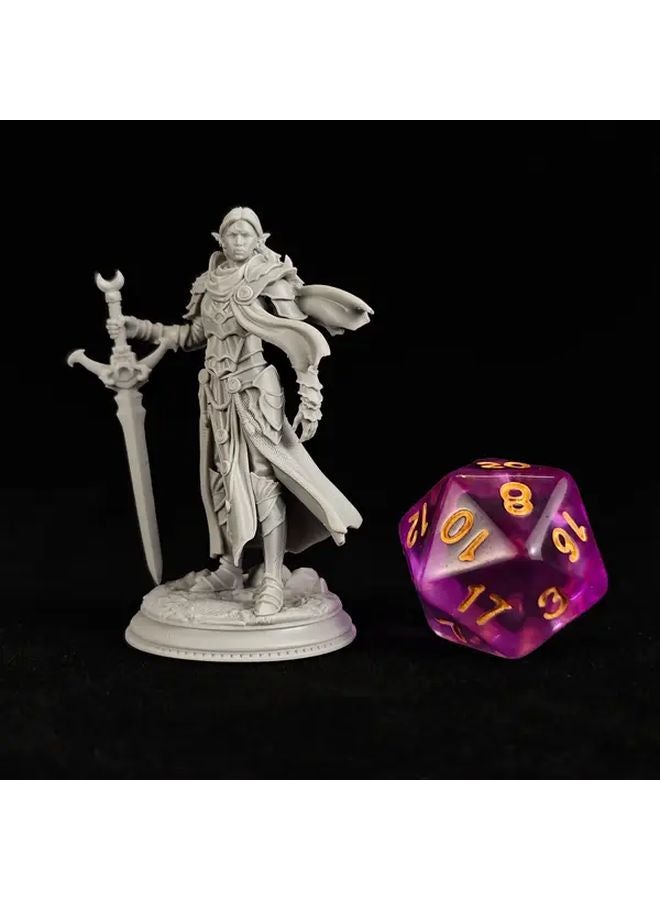 تمثال مصغر للبطل الإلفي - محارب بالادين القمر 32 ملم لعب تقمص أدوار خيالية - Image 5