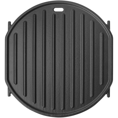 PETKAO 64830 Griddle Plate for Weber Gourmet BBQ System Sear Grates Replacement Parts for Weber GS4 Spirit II 200/300, GS4 Genesis II E-310, II LX S-440 Parts & Any GBS Accessories, Cast Iron, 1PC - Image 1
