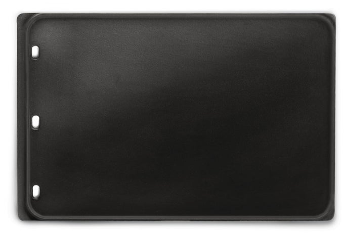 BBQ GRILL ACCESSORY CAST IRON REVERSIBLE GRIDDLE FOR ROGUE SERIES GRILLS RAISED SIDE FOR GRILLING