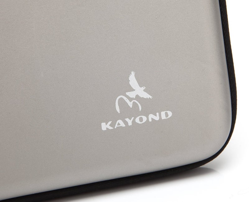 KAYOND Portable Hard Carrying Travel Storage Case for External USB, DVD, CD, Blu-ray Rewriter/Writer and Optical Drives (Gray) - Image 5
