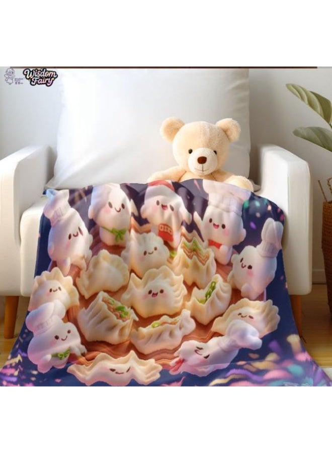 general Wisdom Fairy (latest) flannel thin blanket (warm and comfortable, suitable for sleep, game use, dust and sandproof) 150cm*200cm - 118 - Image 1