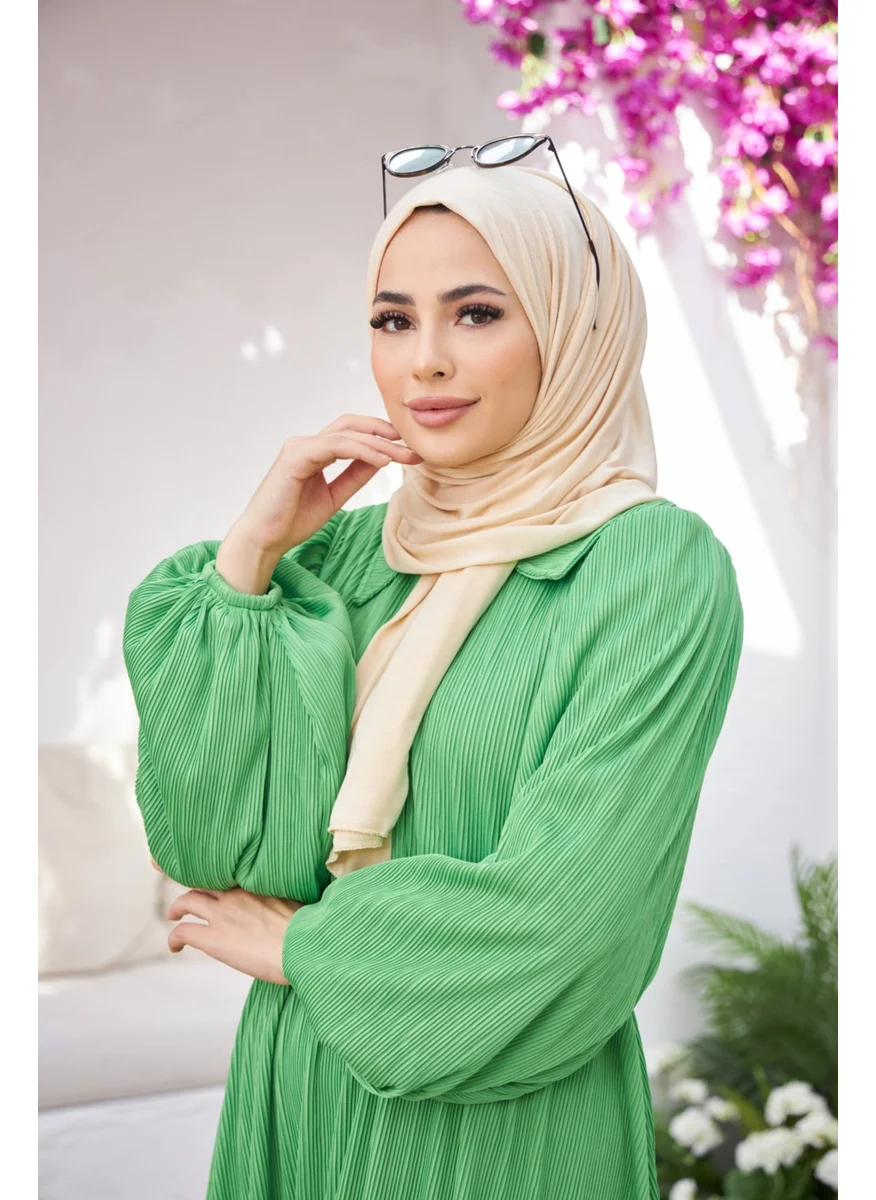 Naciye Sultan Hijab Combed Cotton Shawl Sand Beige