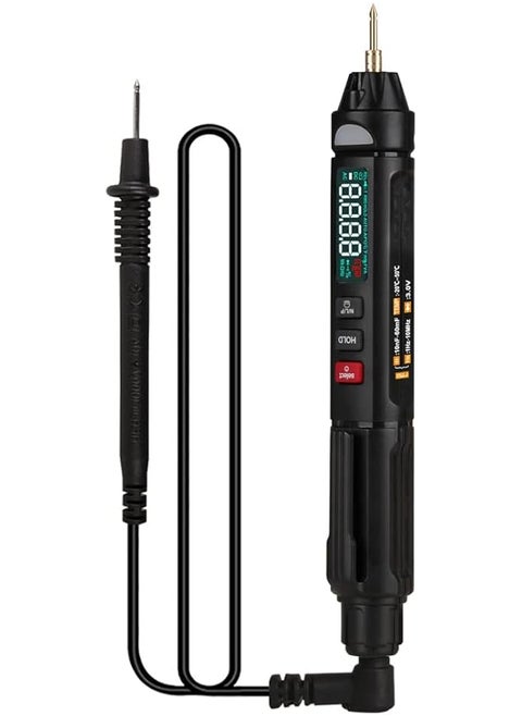 promass Hadheld Digital Multimeter Electric Test Pen Professional Voltage Current Resistance Diode Continuity Test True RMS Automatic Measurement Tester Live Wire Recognition Meter