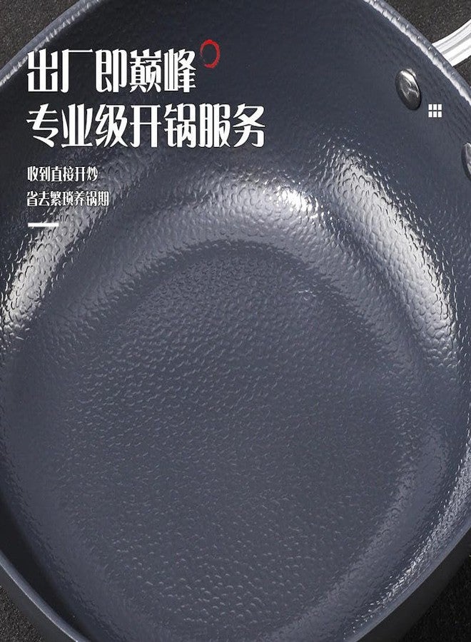 VishBin Square Shape Carbon Steel Frying Wok with Lid & Wooden Handle – Multi-Use Cooking Pot for Stir Fry, Noodles, Curries & Deep Frying - Image 3