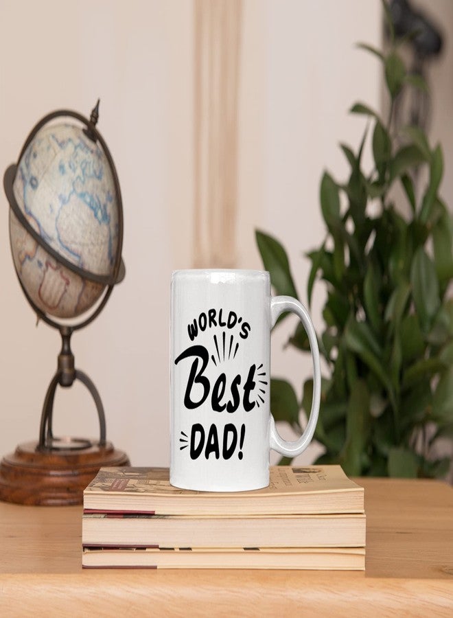 Kropsis World's Best Dad! Mug - For Him Funny Greatest Cool Dad Presents From Wife - Son and Daughter Best Fathers Presents For Anniversary Birthday and Christmas Mug White - Image 5