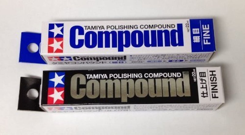 TAMIYA Polishing Compound Fine and Finish SET - Image 1