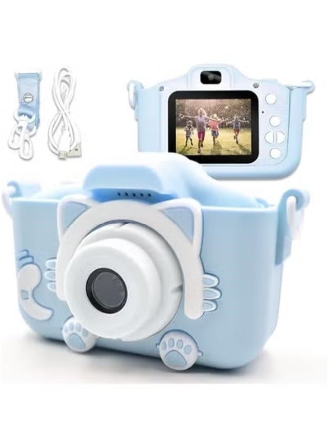 12MP Kids Digital Camera with Front & Rear Dual Cameras | 2.0-Inch IPS HD Screen for Safe Viewing | Child-Friendly Photo & Video Recorder with Cute Cartoon Frames | Durable, Lightweight & Easy to Use | Ideal Birthday Gift for Boys & Girls | Fun Educational Toy for Creativity and Outdoor Play - Image 1