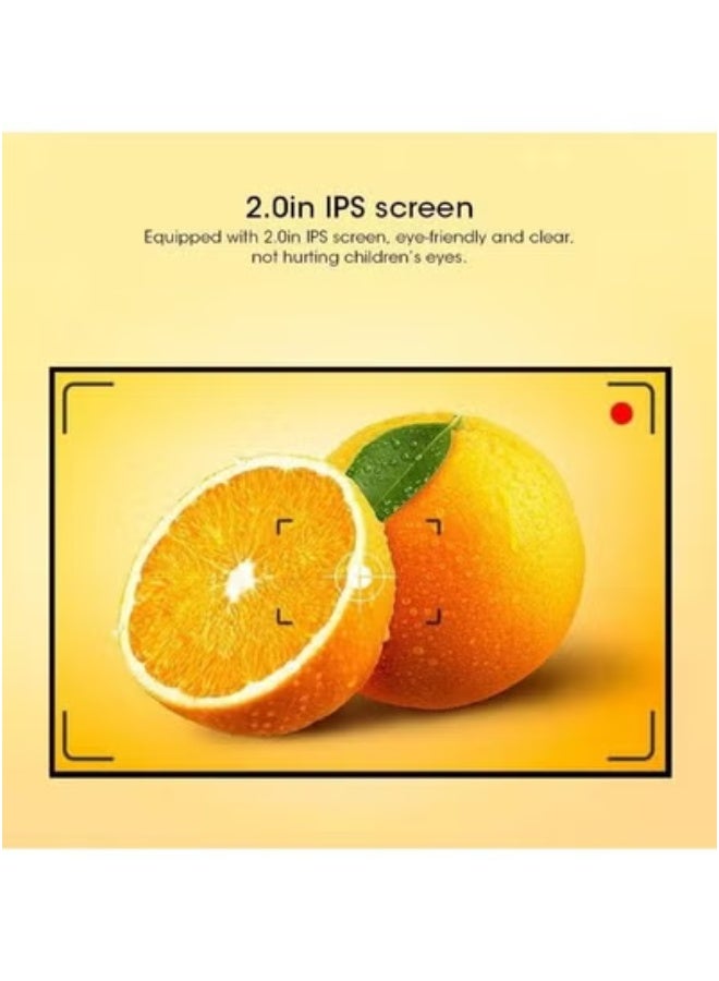 12MP Kids Digital Camera with Front & Rear Dual Cameras | 2.0-Inch IPS HD Screen for Safe Viewing | Child-Friendly Photo & Video Recorder with Cute Cartoon Frames | Durable, Lightweight & Easy to Use | Ideal Birthday Gift for Boys & Girls | Fun Educational Toy for Creativity and Outdoor Play - Image 2