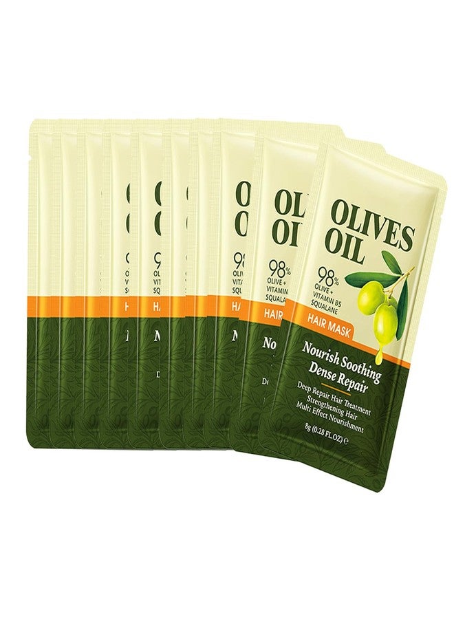 Grospe Olives Oil Hair Mask with 98% Olive+ Vitamin B5 and Squalane,Deep Repair Hair Treatment Strengthening Hair Multi Effect Nourishment Dense Repair - Image 1