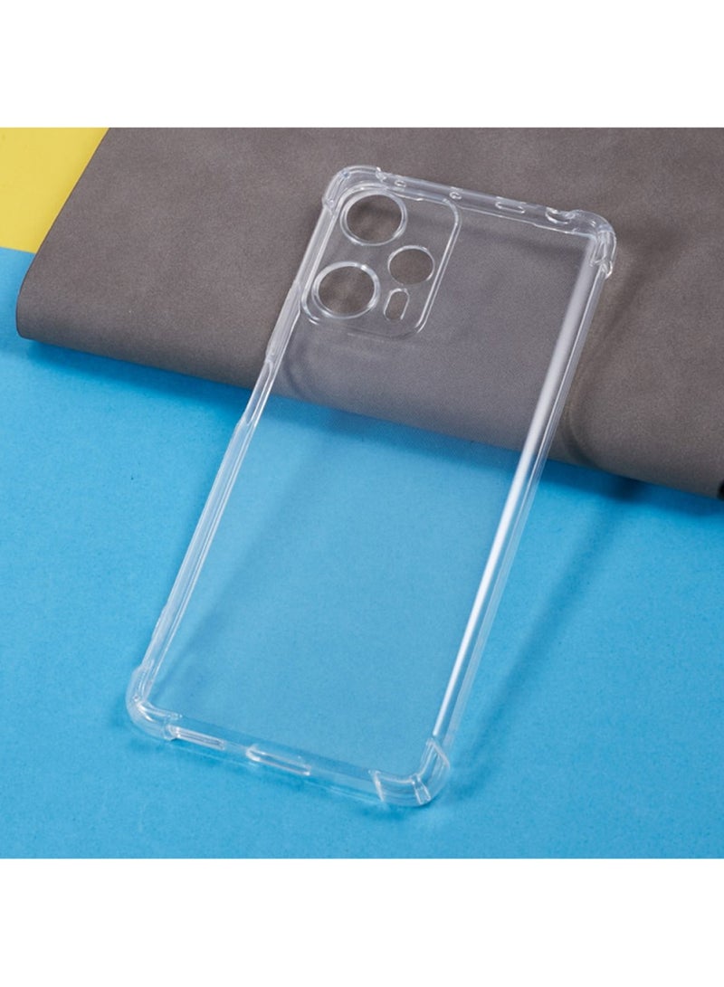 ولديك غطاء حماية خلفي من السيليكون لهاتف Xiaomi Poco F5 شفاف - Image 2