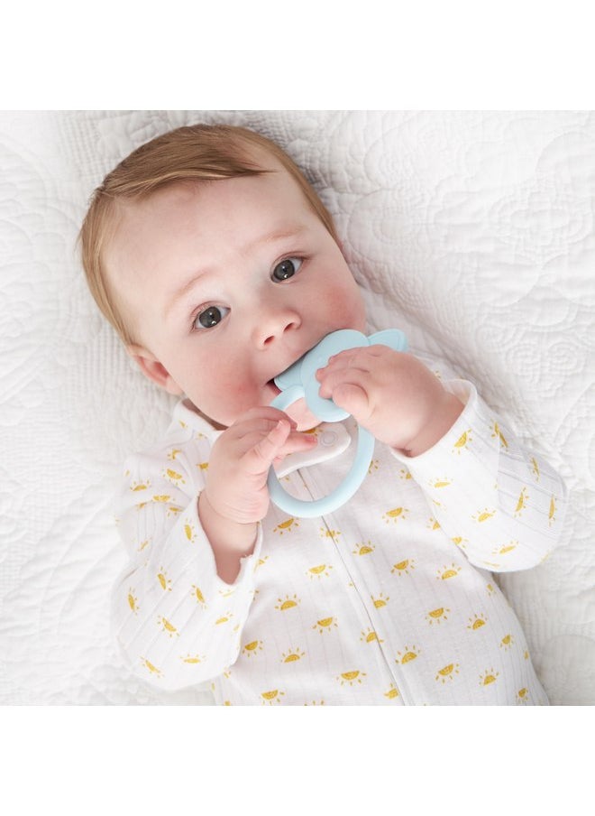 C.R. Gibson C.R. Gibson 100% Food Grade Silicone Elephant Baby Teether for Infants, 2.75" x 4.25", Multicolor  - Image 5