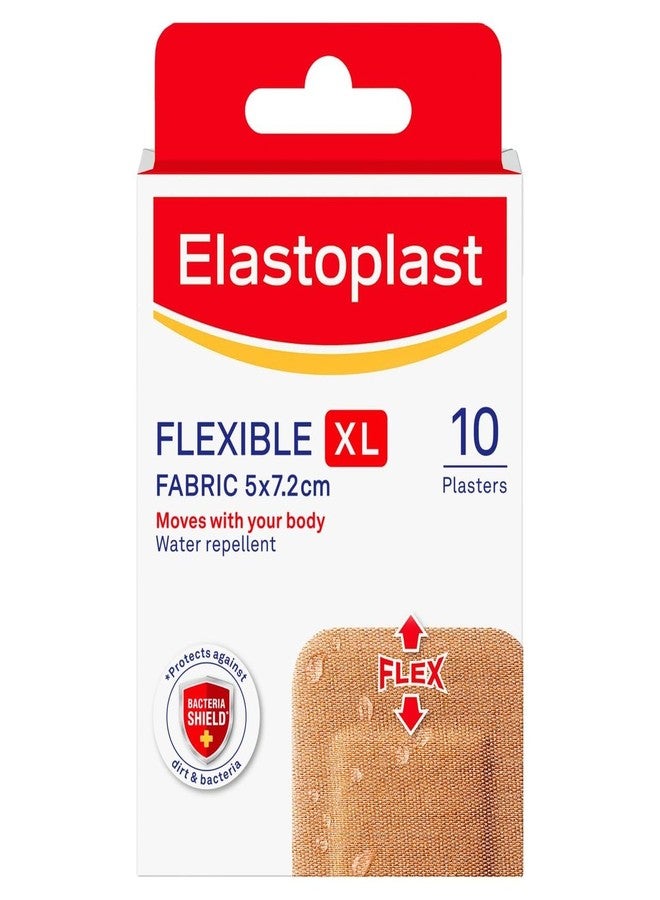 Elastoplast Knee & Elbow Fabric Plasters, Pack of 10