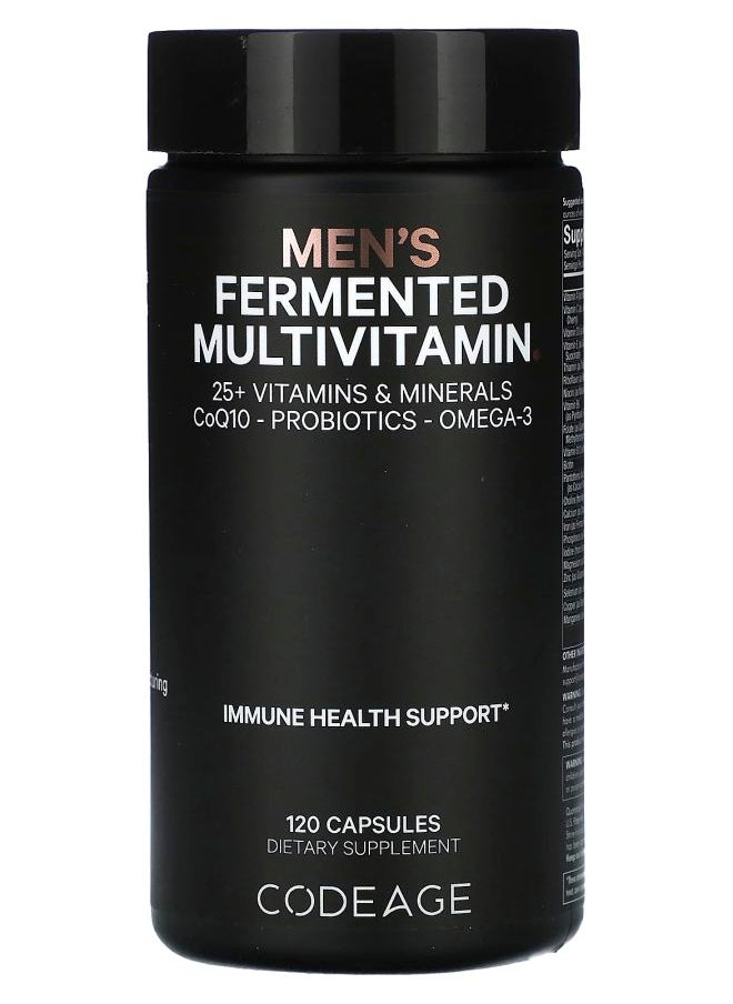 Codeage Men's Fermented Multivitamin 120 Capsules 