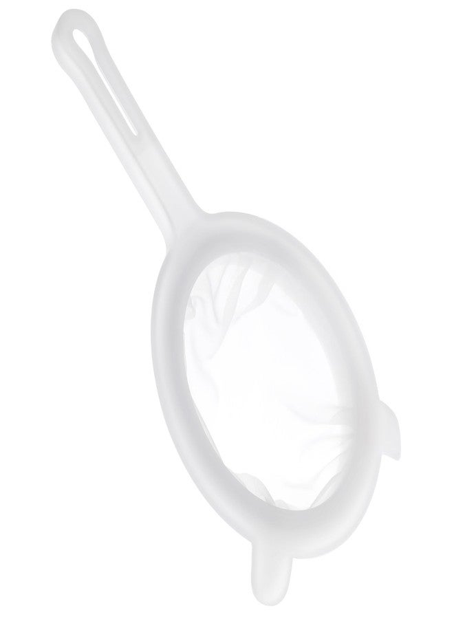 WJIAAA Ultra Fine Nylon Mesh Strainer, 80 Mesh Food Filter Sieve Colander with Plastic Handle for Kitchen Yogurt Juice Milk Honey - Image 1