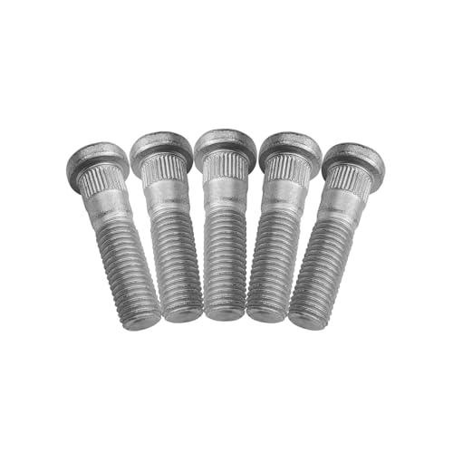 Mysttoo 5PCS Wheel Studs M12x1.5 Lug Stud Compatible with 2006-2022 Ford Focus Fusion Fiesta Escape Ranger MKC MKZ and Mazda 2 3 5 6 Mazda CX-3 CX-5 CX-7 CX-9 MX-5 MX-6 Protege More - Image 1