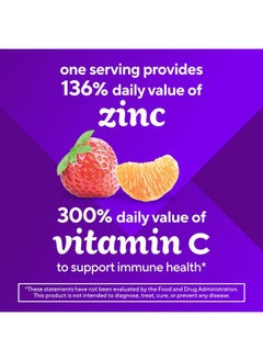 Vitafusion Power Zinc Gummy Vitamins, Strawberry Tangerine Flavored Immune Support (1), 90 Count  - Image 5