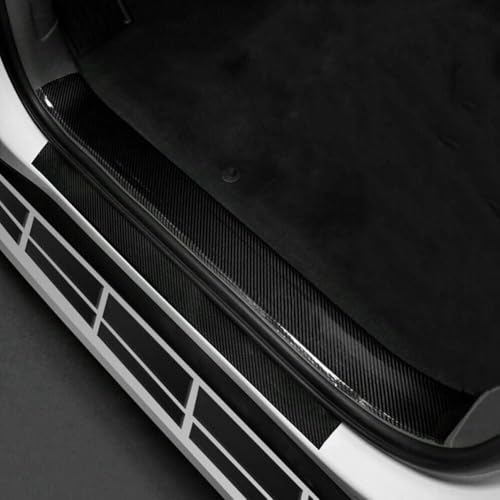 Kmils Carbon Fiber Car Door Sill Protector Strip, Anti-Scratch Adhesive Tape for Car Interior/Exterior, Waterproof & Durable Auto Protection Film (5cm x 5m) (Black) - Image 5