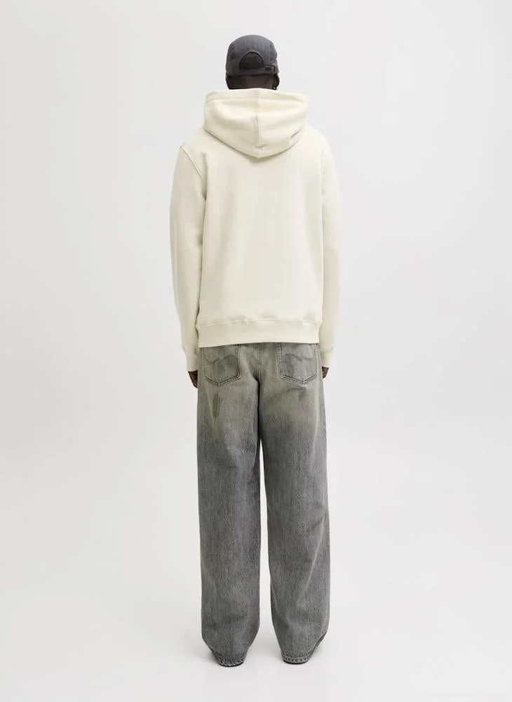 JACK & JONES Logo Regular Fit Pullover Hoodie