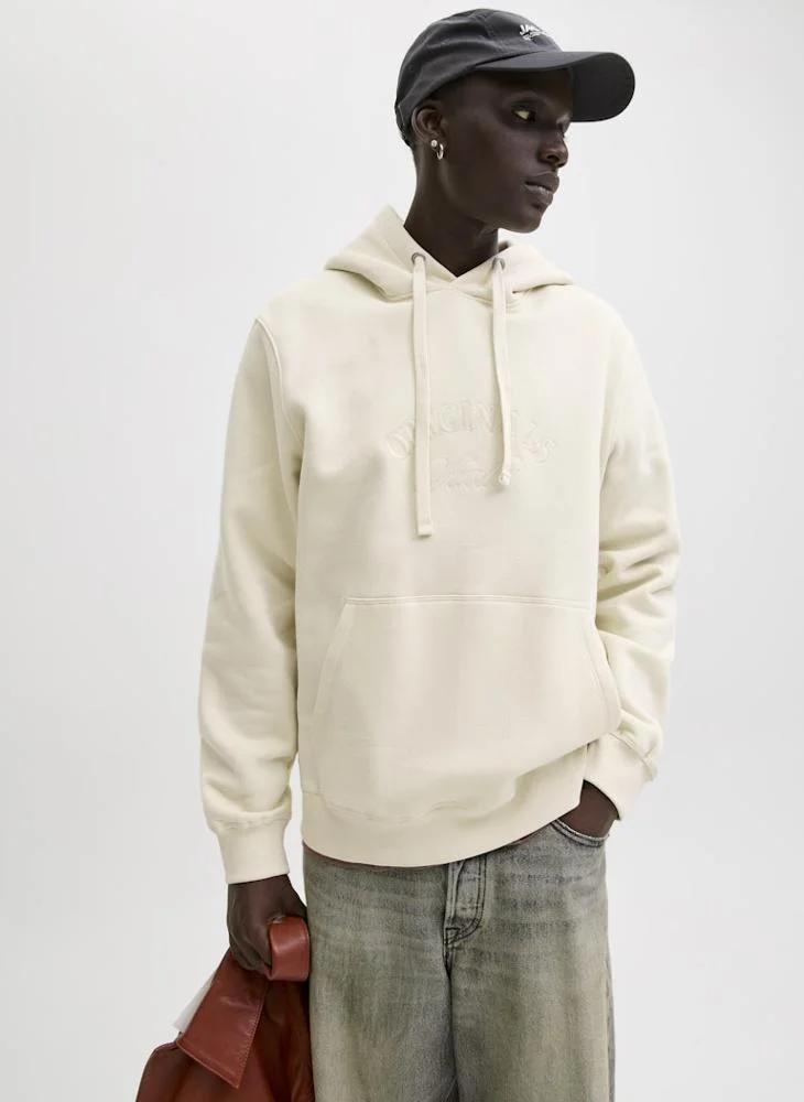 JACK & JONES Logo Regular Fit Pullover Hoodie