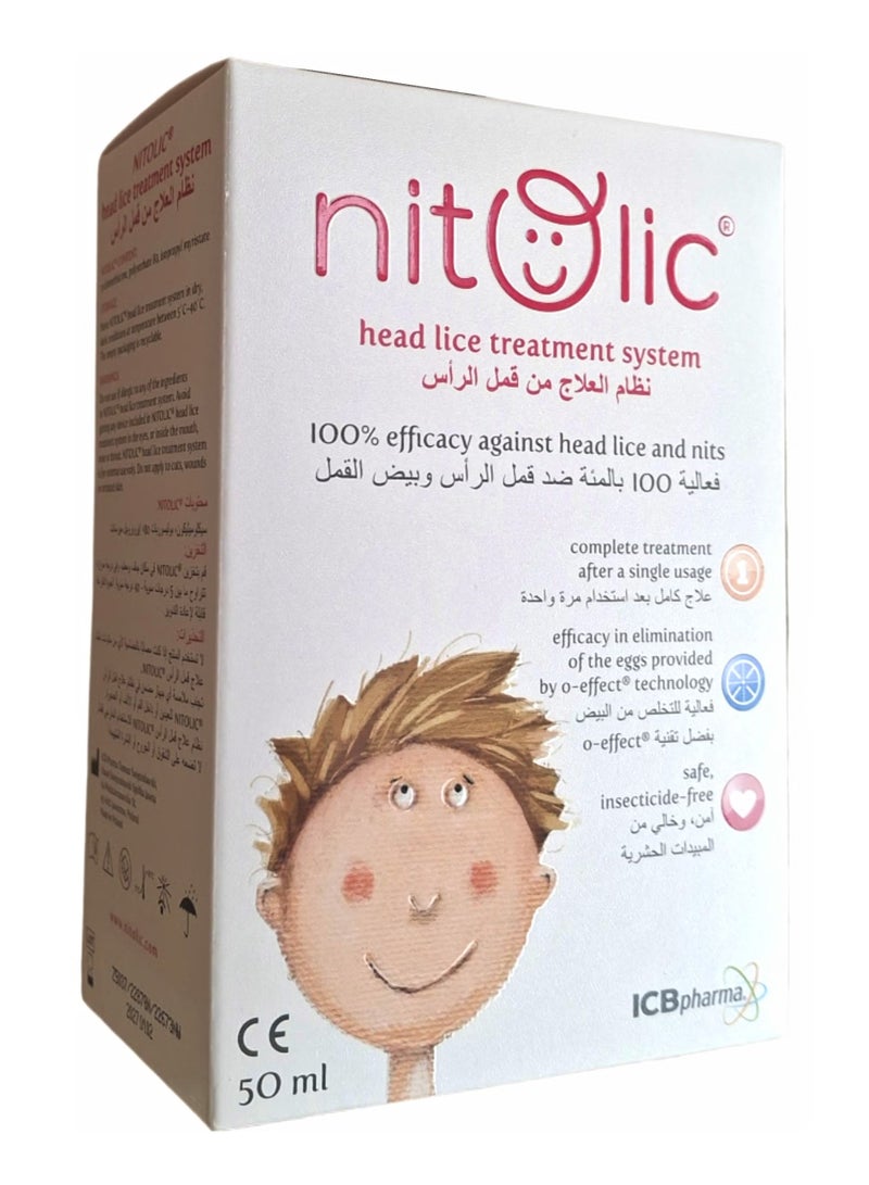Nitolic Nitolic head lice Treatment 50ml - Image 1