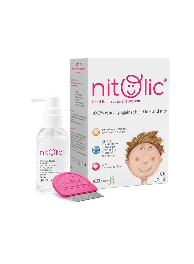Nitolic Nitolic head lice Treatment 50ml - Image 2