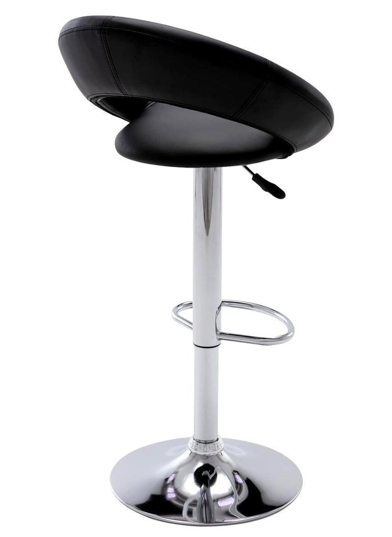 SET OF 2 Bar Stools Modern Counter Height Barstools Adjustable