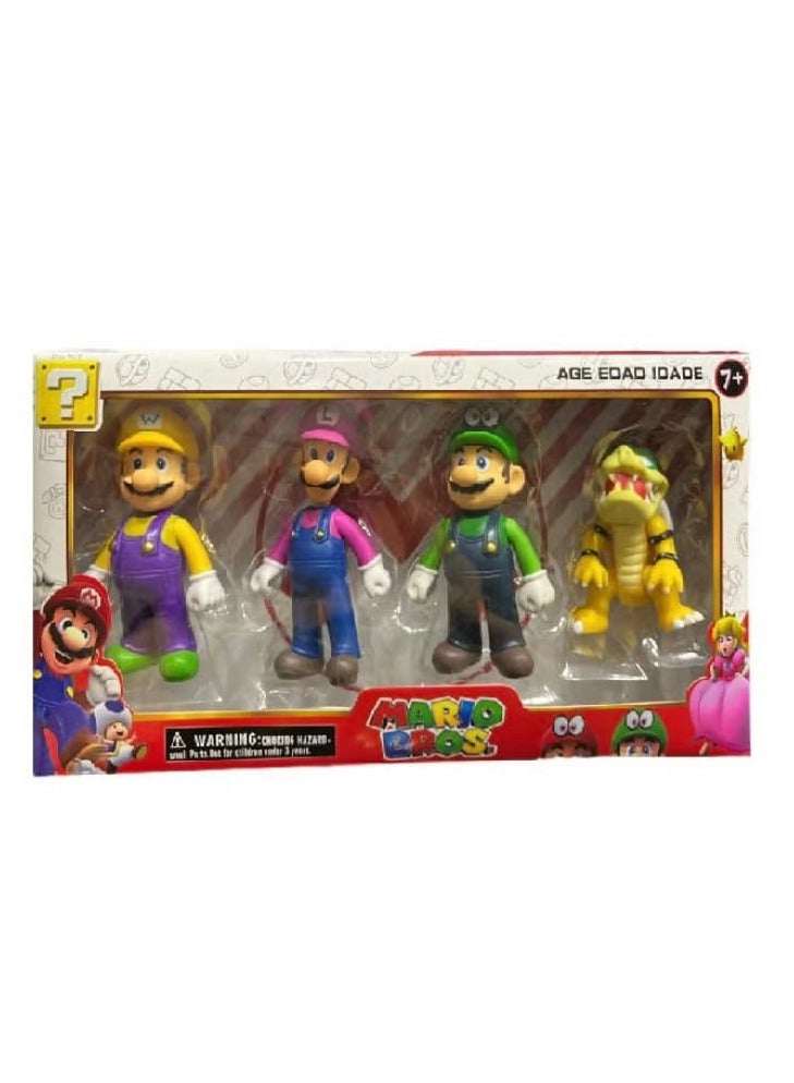 4pcs Super Mario Bros 13cm. Creative Action Figures - Image 1