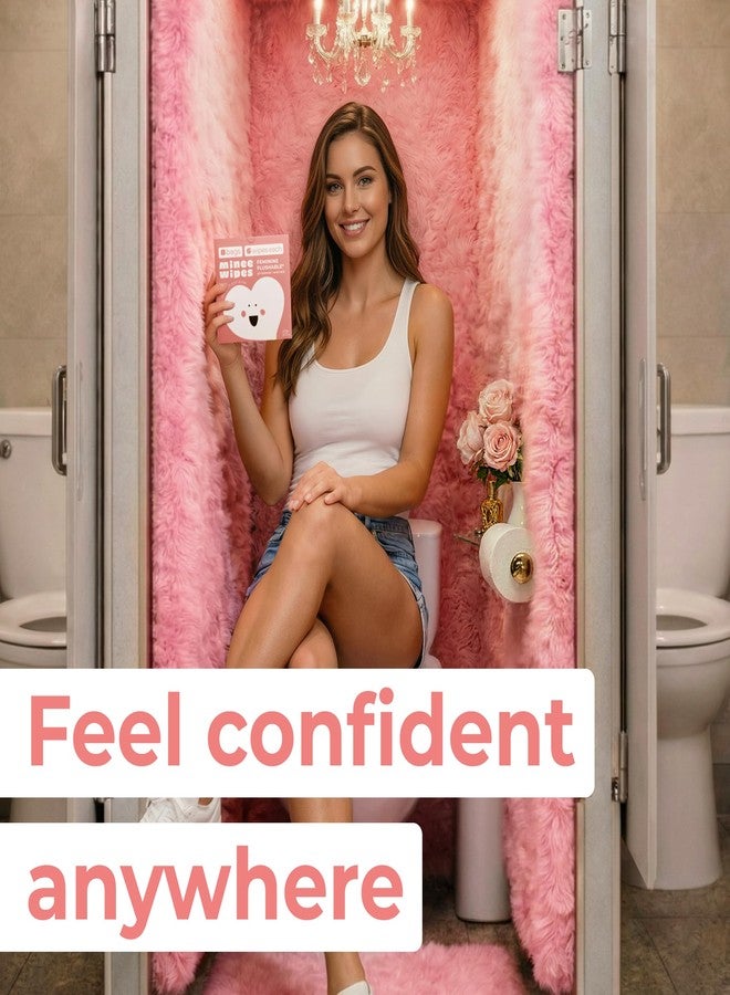 MOONIES Feminine Wipes for Women – Flushable pH Balanced Wipes, 99% Water & Aloe – Unscented, Gentle Intimate & Period Care with Odor Protection – Daily Hygiene & Travel Essentials – 8 Pack, 48 Wipes - Image 2