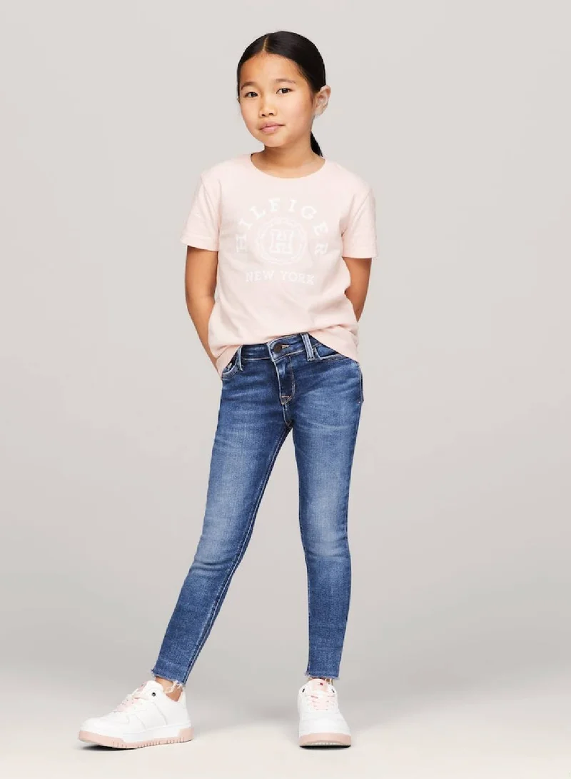 TOMMY HILFIGER Varsity Logo Featuring A Crew Neck T-Shirt