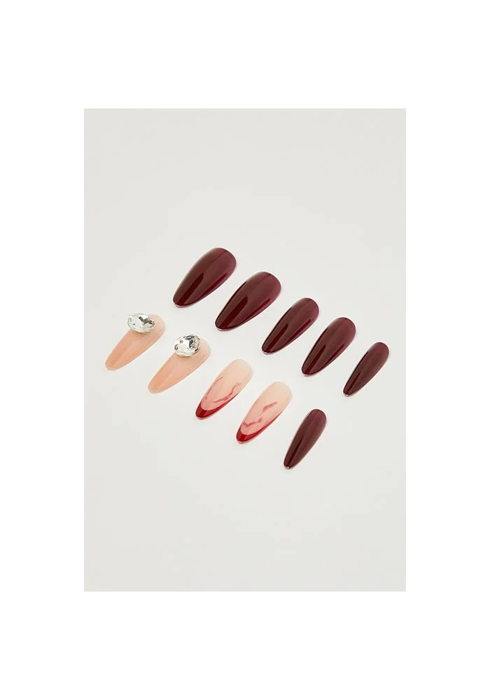 R&b Wearable Stick-On Nails Set