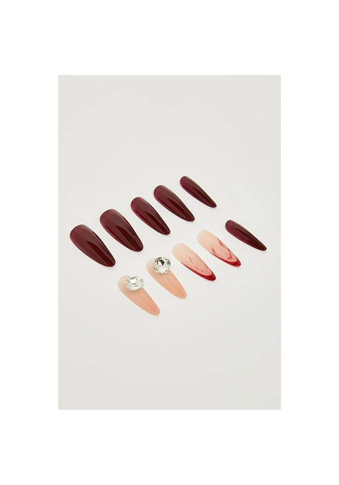 R&b Wearable Stick-On Nails Set