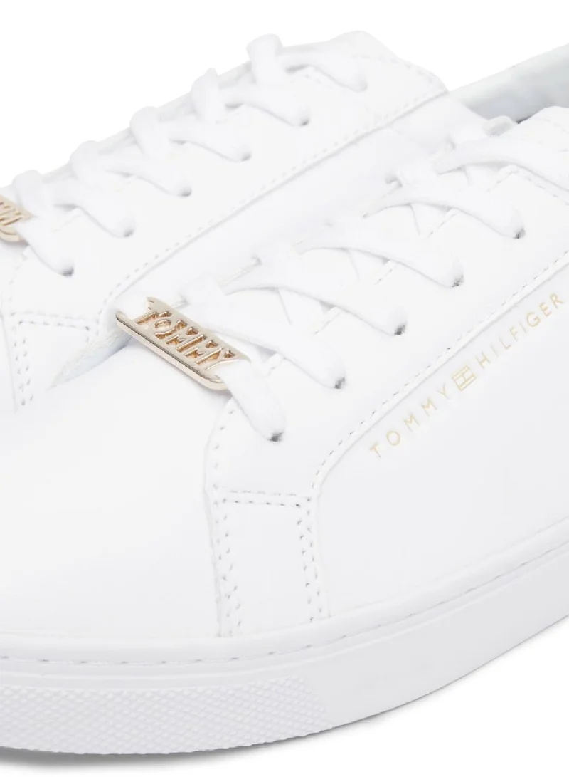 TOMMY HILFIGER Metallic Back Lace-Up Sneakers