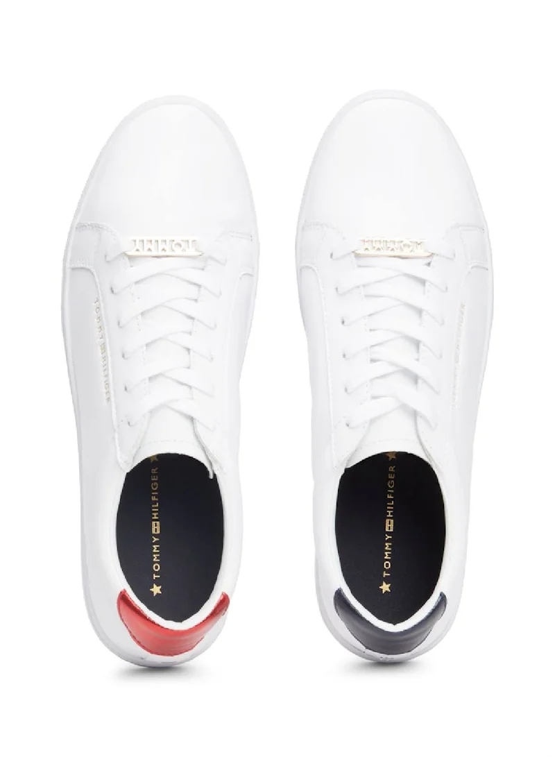 TOMMY HILFIGER Metallic Back Lace-Up Sneakers