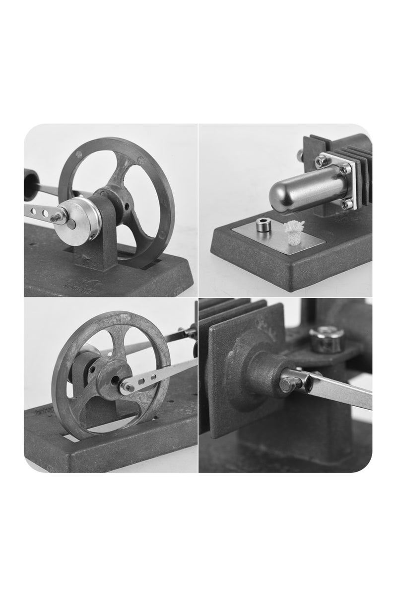 erorex STARPOWER Mini Hot Air Stirling Engine Model DIY Kit Experiment Educational Toy Self-assembly - Image 2