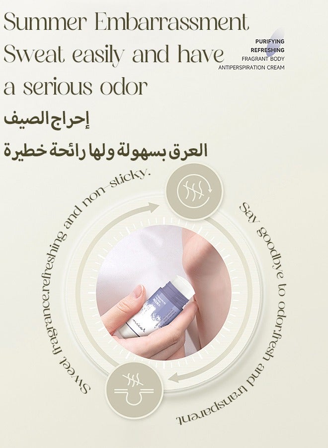 نيكور كريم مزيل لرائحة العرق ومضاد للتعرق منعش | طازجة ونظيفة | كريم مزيل العرق | عطر منزلي طويل الأمد من الفيرومونات | معطر منزلي طبيعي (الحماس والرائحة)  - Image 5