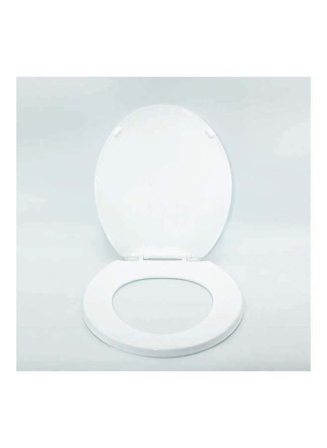 Generic Toilet Seat Lid Cover White 40x36cm  - Image 1