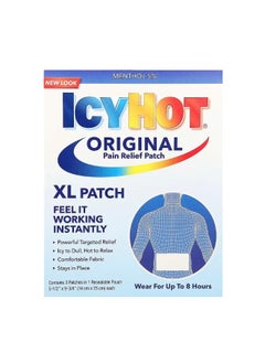 Icy Hot Original Pain Relief Patch XL  3 Patches  - Image 1