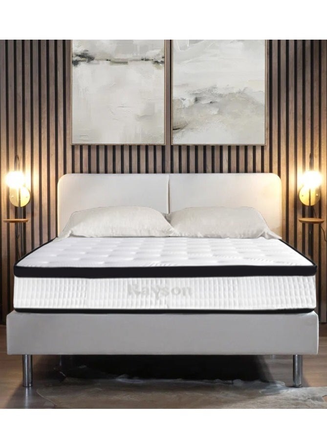 Generic - Rayson Silver Mattress - Bonnell Spring Hybrid Mattress | US-Certified | Gel Memory Foam | Orthopedic Mattress | Anti-Bacterial | King and Queen Size - Image 1