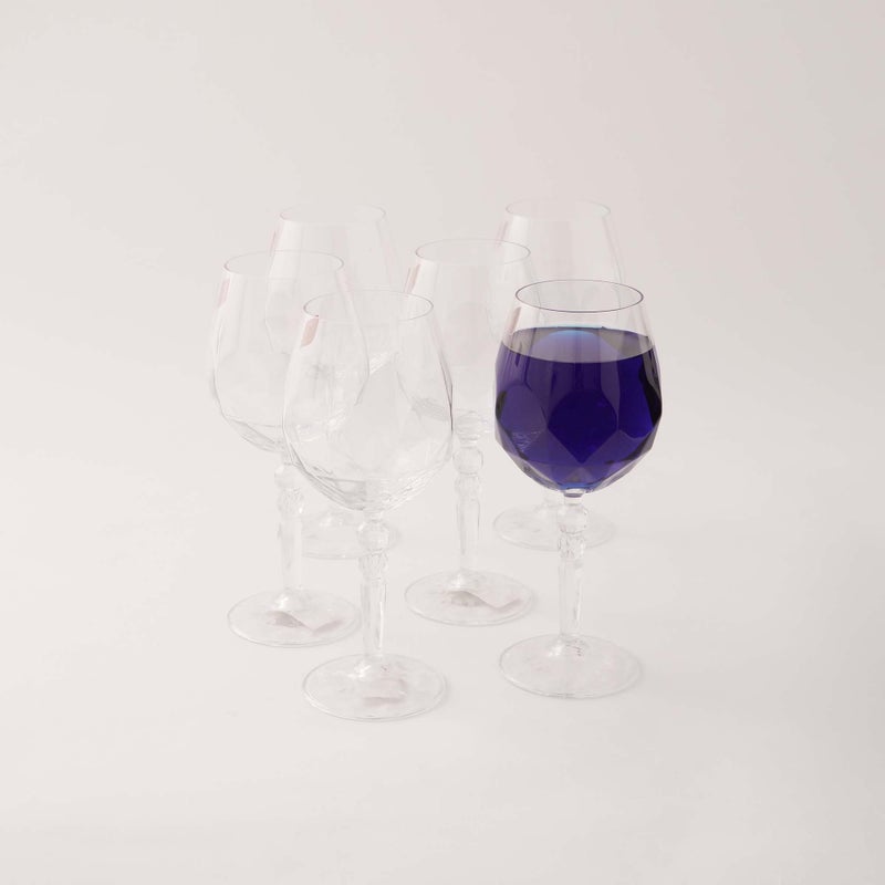 RCR 6 pc crystal goblets set - 530 ml Alkemist collection - Image 2