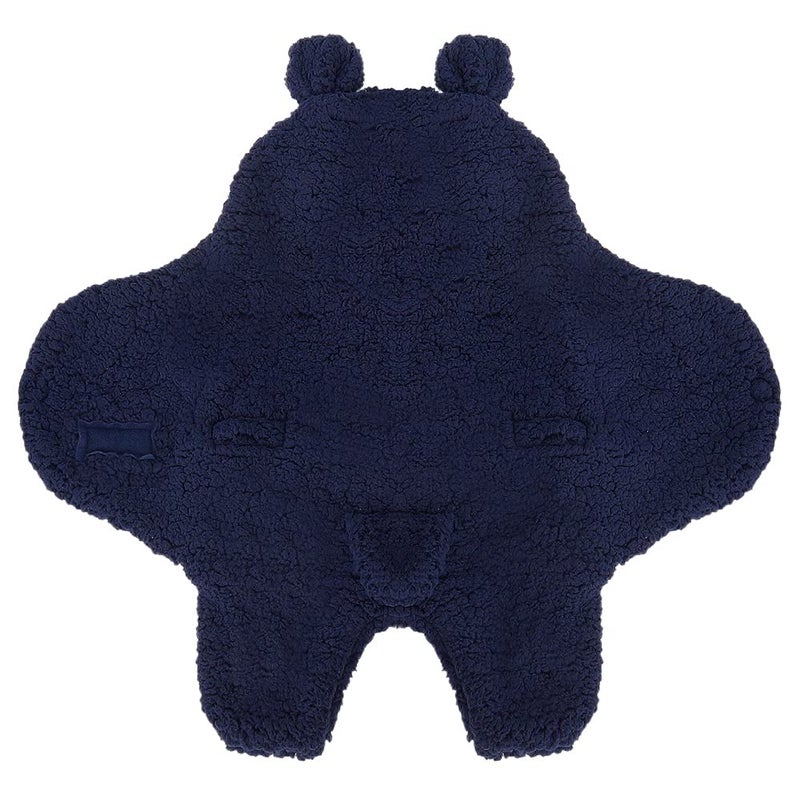 Blue Snail Newborn Receiving Blanket Baby Sleeping Wrap Swaddle(0-3M, 8-13lbs,Navy) - Image 2